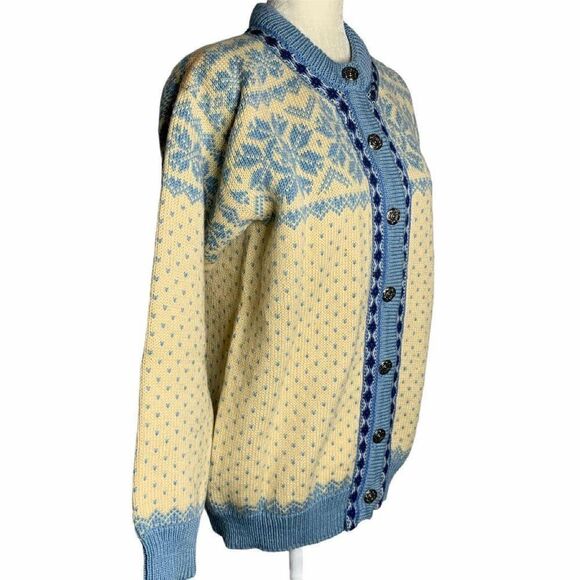 Vintage 60s Dale of Norway Cardigan Sweater XS - Picture 4 of 6